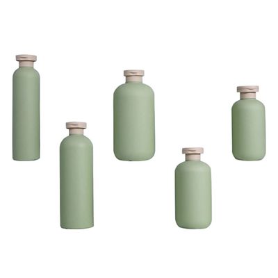 Minkissy 3pcs Flip Cap Shampoo Bottles Plastic Empty Sub Package Squeeze Bottles Shower Gel Bottle Refillable Containers for Shampoo Lotions Cream Wash Conditioner