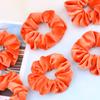 IVARYSS Orange Scrunchies, Premium Velvet Soft Fall Hair Scrunchy, Halloween Thick Elastic Bands, Hair Accessories for Women and Girls, 12 Pack view 3
