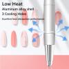 Rechargeable 35000 RPM Electric Nail Drill Machine, Professional Portable Electric Nail File Machine for Manicure - White view 3