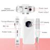 Rechargeable 35000 RPM Electric Nail Drill Machine, Professional Portable Electric Nail File Machine for Manicure - White view 4