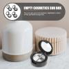 SOLUSTRE 4pcs Multi-compartment Eyeshadow and Lipstick Makeup Container Empty Palette Lid for Blusher and Cosmetic Storage view 3