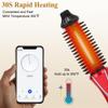 Hair Curling Iron Brush, Mini Curling Iron Ceramic Tourmaline Ionic Hot Curler Brush, Professional Anti-Scald Instant Heat Up Electric Wand for All Hair Types view 4