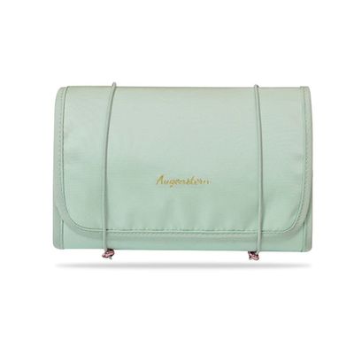 Toiletry Bag, Portable Foldable Travel Cosmetic Bag, Multifunction Storage Bag, Large Capacity Travel Bag, Cosmetic Make up Organizer for Travel Home Camping, Gift for Women Girls, Green