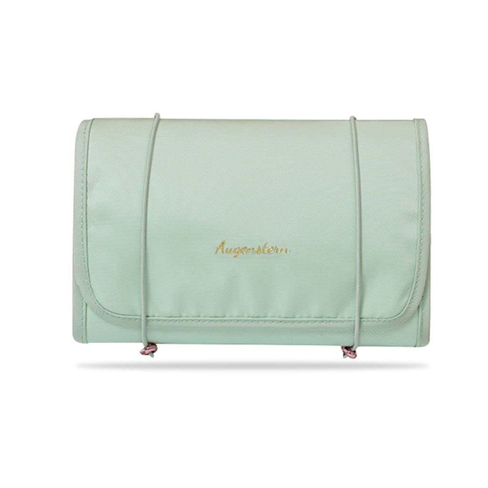 Toiletry Bag, Portable Foldable Travel Cosmetic Bag, Multifunction Storage Bag, Large Capacity Travel Bag, Cosmetic Make up Organizer for Travel Home Camping, Gift for Women Girls, Green