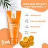 NutriGlow Advanced Organics Vitamin C Lightening Scrub for Exfoliation, Acne Control with Orange Peel Sensitive, Dry, Oily Skin, 3.5Oz view 3