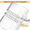 Premade Fans Volume Lash Extensions 4D 0.10mm C Curl 10mm Short Stem Soft|Optinal 3D|4D|5D|6D|7D|8D 0.07/0.10mm C/D 8-20mm Mix-9-16mm 12-15mm 8-15mm|(4D 0.10C 10mm) view 3