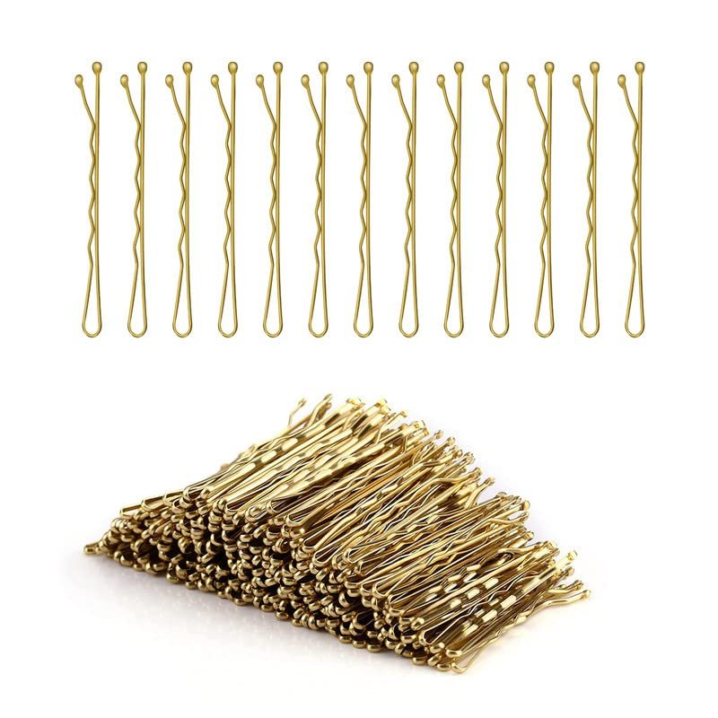200Count bobby pins,Hair Styling Pins,Invisible Wave shape hair accessories,2.2 Inch bobby pins for women