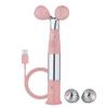Spa Sciences ISLA Ice + Heat Contouring Roller (Face, Neck, and Dcolletage)  Including Steel + Bonus Genuine Rose Quartz Globes view 1