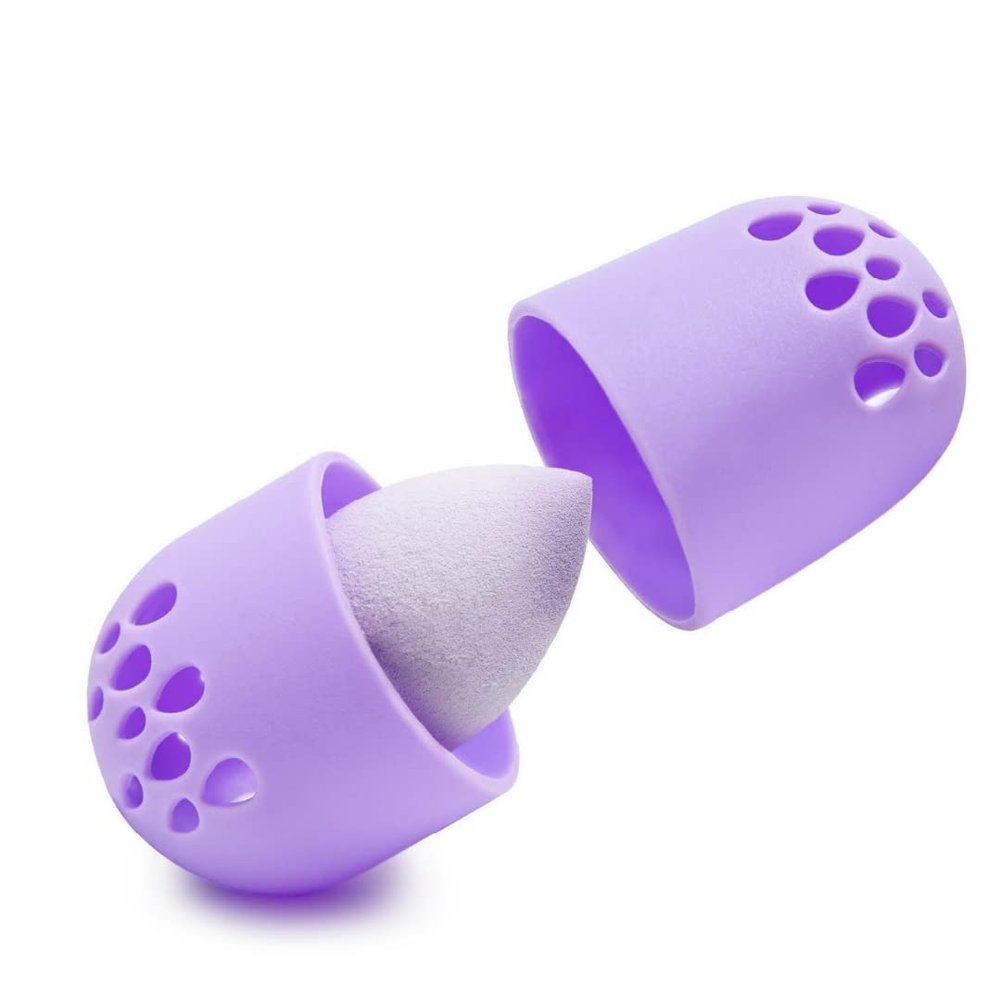 INFINIQUE CREATIONS Beauty Makeup Sponge Blender Travel Case-Foundation Sponge Holder Carrying Case - 1 Pack