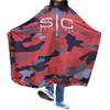 Stylecraft Professional Barber Water Resistant Hair Cutting Cape One Size (Red Camo) view 1