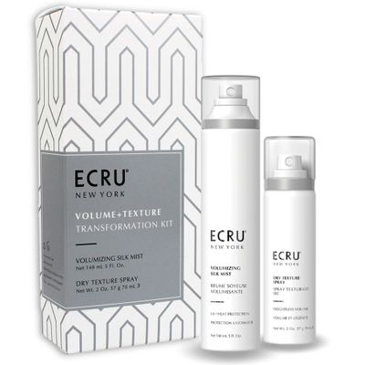 ECRU New York Volume & Texture Hair Transformation Kit, Includes Volumizing Silk Mist & Dry Texture Spray, Volumizing Hair Products Bundle