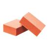 PrettyClaw 40pc Disposable Mini Nail Buffer 2 Sided Block for Nail Manicure Pedicure 80/80 Grit Orange Buffing Sanding Blocks Nail File + Free 80/80 Zebra Nail File view 3