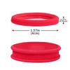 Antye 100Pcs Seamless Hair Ties - Any Fit No Damage Cotton Elastics for Thick or Thin Hair, No Snag or Breakage, Suitable for Ponytails, Baseball & Tennis view 2