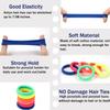 Antye 100Pcs Seamless Hair Ties - Any Fit No Damage Cotton Elastics for Thick or Thin Hair, No Snag or Breakage, Suitable for Ponytails, Baseball & Tennis view 4