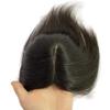 3.94"x 4.72"Injected Skin Base Topper with Air Bangs Remy Human Hair 20inch Natural Skin Scalp 4D Fringe for Women Hide White Hair view 4