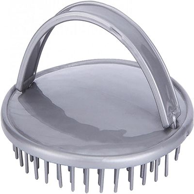 BROOKE PATEL Handheld Scalp Massager Hair Comb Hair Brush Bath Shampoo Hair Brush for Men, Women, Kids Ladies Haircut Accessories,Gray