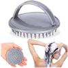 BROOKE PATEL Handheld Scalp Massager Hair Comb Hair Brush Bath Shampoo Hair Brush for Men, Women, Kids Ladies Haircut Accessories,Gray view 2