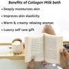 Creamy Coconut Collagen Milk Bath Soak Powder Moisturize & Soften Skin  Vanilla Jasmine Luxury Spa Bubble Bath Salt Mother's Birthday Christmas Relaxation Gifts for Women Perfect Stocking Stuffers view 2