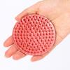BROOKE PATEL Handheld Scalp Massager Hair Comb Hair Brush Bath Shampoo Hair Brush for Men, Women, Kids Ladies Haircut Accessories,Watermelon red view 3
