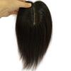 4.72"x 5.12"Injected Skin Base Topper with Air Bangs Remy Human Hair 22inch Natural Skin Scalp 4D Fringe for Women Hide White Hair view 4