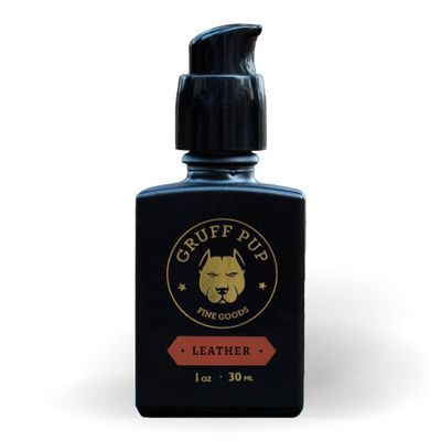 Gruff Pup Beard Oil - Leather - 1oz