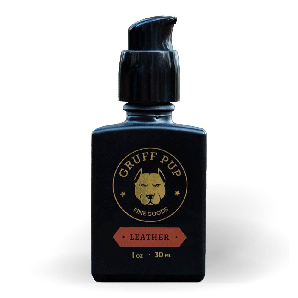 Gruff Pup Beard Oil - Leather - 1oz