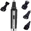 Feilx Nose Hair Trimmer, USB Rechargeable Ear and Nose Hair Trimmer for Men Professional Painless Nose Hair Remover, Ladies' Eyebrows Trimmer,4 in 1 Mens Grooming Kit with Electric Ear Hair Trimmer f view 4