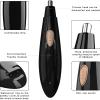 Feilx Mens Ear and Nose Hair Trimmer with Cleaning System, Nose Hair trimme Nose Trimmer for Nose, Painless Trimming,Ears and Eyebrows, Professional Clipper view 3