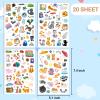 Cute Cat Temporary Tattoos for Kids 690 Pieces Cat Birthday Themed Party Supplies Favors Goodie Bags Decor Sticker Tattoos Valentine's Day Gifts Gift for Boys Girls Classroom Prizes Carnival Rewards view 4