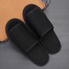 haozaikeji Portable Slippers Foldable Flat Spa Slipper Flight Trip Shoes Home Guest Cotton Slipper Open Toe Hotel Shoe with Storage Bag view 2