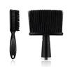 CestoMen Hair Brush, Professional Soft Neck Duster Brush for Hair Cutting, 2 Pcs Yellow Hair, Oblong Nylon Wooden Handle view 1