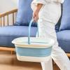 LEIYAN Collapsible Foot Soaking Bath Basin with Foot Massagers,Folding Foot Bathtub Soak Basin Feet Spa Massage Bucket with Handle,Adult Pedicure Bath Foot Tub for Family (Color : Blue) view 2