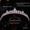 Aoligrace 5A Cubic Zirconia Small Wedding Crowns for Women Princess Girls Tiara Sweet 16 Sparkly CZ Birthday Party Headpieces view 4