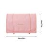 4-in-1 Hanging Travel Toiletry Bag Organizer, Hanging Travel Toiletry Bag for Travel, Cosmetic Travel Bag, Bathroom Bag, Removable Makeup Bag Foldable Cosmetic Organizer for Shampoo, Toiletries Pink view 2