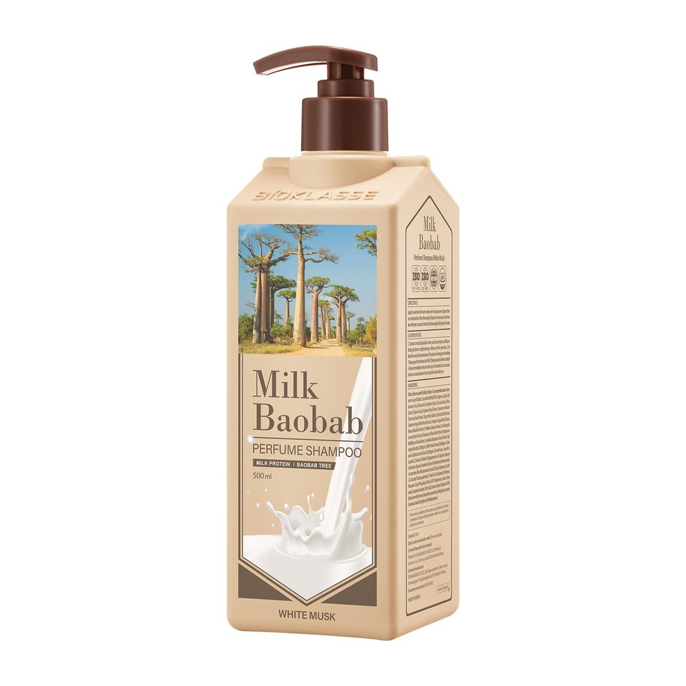 Milk Baobab Official Perfume Shampoo (White Musk Scent - 16.90 Fl Oz)