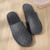 haozaikeji Portable Slippers Foldable Flat Spa Slipper Flight Trip Shoes Home Guest Cotton Slipper Closed Toe Hotel Shoe with Storage Bag view 3