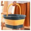 LEIYAN Foldable Foot Bath Foot Bath Tool,Folding Lightweight Feet Massager Bucket,Foot Bath Basin Heat Countermeasure Foot Warmer for Home Foot Spa Pedicure and Massage (Color : Green, Size : 15L) view 1