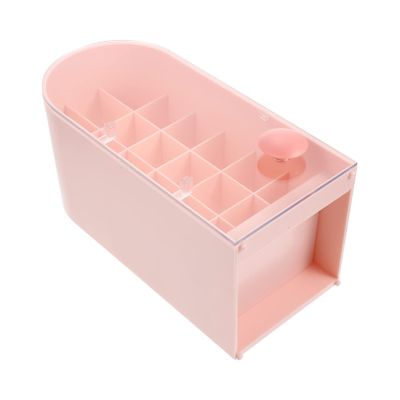 SOLUSTRE Lipstick Display Box Lip Gloss Box Makeup Storage Case 18-grid Lipstick Holder