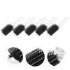 Ciieeo 5pcs Folding Comb Folding Pocket Hair Brush Compact Pocket Hair Folding Mirror Hair Brush Foldable Combs Kids Makeup Mirror Combs with Mirror White Hair Comb Child Pp view 2