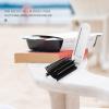 Ciieeo 5pcs Folding Comb Folding Pocket Hair Brush Compact Pocket Hair Folding Mirror Hair Brush Foldable Combs Kids Makeup Mirror Combs with Mirror White Hair Comb Child Pp view 3