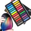 Joyeee 24 Colors Hair Chalk for Birthday, Cosplay, and Masquerade - Washable, Easy Application, Christmas Gifts for Girls and Teens view 1