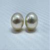 11 MM Size (Approx.) AA Luster Loose Pearl Cream Color Oval Shape Pearl Beads Natural Real South Sea Pearl Personalize Gift view 3