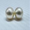 11 MM Size (Approx.) AA Luster Loose Pearl Cream Color Oval Shape Pearl Beads Natural Real South Sea Pearl Personalize Gift view 4