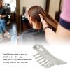 50pcs Hair Extension Clips Set Wig Snap Clips for Hairpiece Wig Accessories Clips Stainless Steel 8 Teeth Snap Comb Wig Clips Accessories 1.1in(Beige) view 3