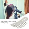 50pcs Hair Extension Clips Set Wig Snap Clips for Hairpiece Wig Accessories Clips Stainless Steel 8 Teeth Snap Comb Wig Clips Accessories 1.1in(Beige) view 4