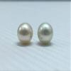 11.25 MM Size (Approx.) AA Luster Loose Pearl Cream Color Button Shape Pearl Beads Natural South Real Sea Pearl Personalize Gift view 2