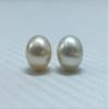 11.25 MM Size (Approx.) AA Luster Loose Pearl Cream Color Button Shape Pearl Beads Natural South Real Sea Pearl Personalize Gift view 3