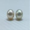 11.25 MM Size (Approx.) AA Luster Loose Pearl Cream Color Button Shape Pearl Beads Natural South Real Sea Pearl Personalize Gift view 4