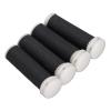 4 Pakck Feet Pedicure Kit Refill Rollers, Foot File Replacement Roller Head, Electric Foot File Replacement Head, Callus Remover Head, for Feet Pedicure Tool, Black view 1