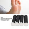 4 Pakck Feet Pedicure Kit Refill Rollers, Foot File Replacement Roller Head, Electric Foot File Replacement Head, Callus Remover Head, for Feet Pedicure Tool, Black view 4
